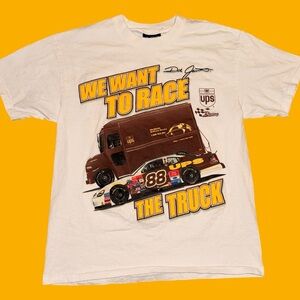 Vintage Y2K Chase Authentics Dale Jarrett UPS NASCAR Racing T-Shirt Men’s M